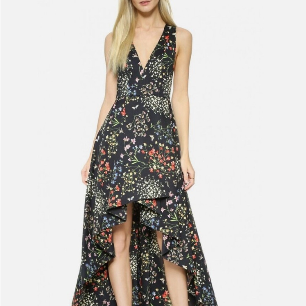 Floral High-Low Dress